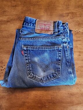 Levi's Men's Blue Straight-Leg Jeans